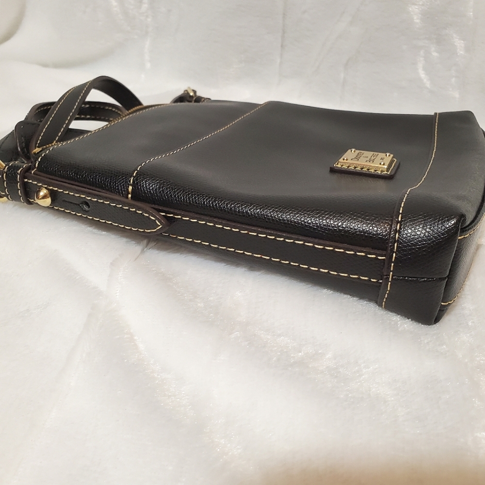Dooney & Bourke Black and Brown Crossbody Bag - Picture 5 of 16